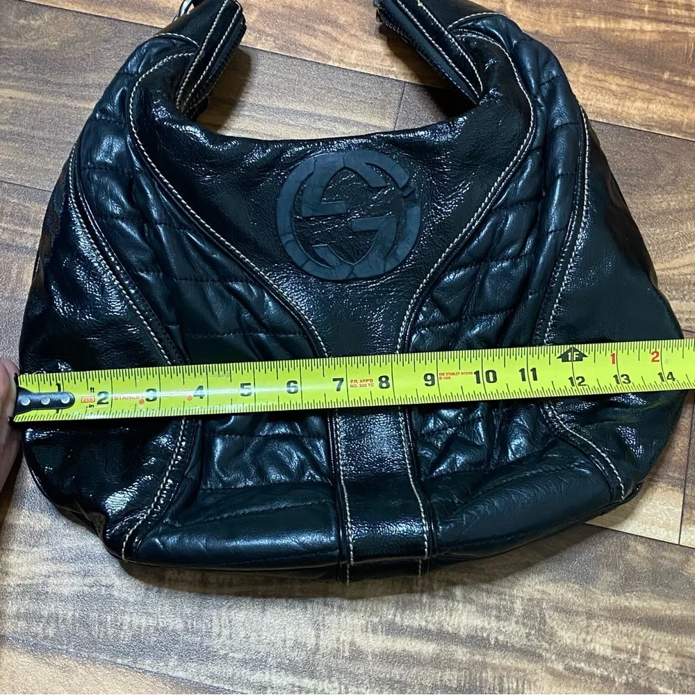 Gucci • Snow Glam Triple Black Hobo Bag